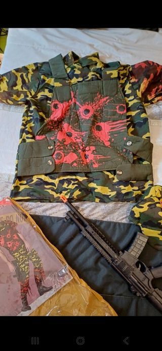 Disfraz Zombie Militar Hombre Talla M