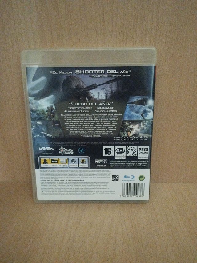 Call of Duty 4: Modern Warfare Edición Juego del A