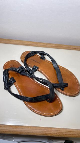 Sandalias planas de piel Atmosphere