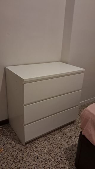 Cómoda Malm Ikea Blanca