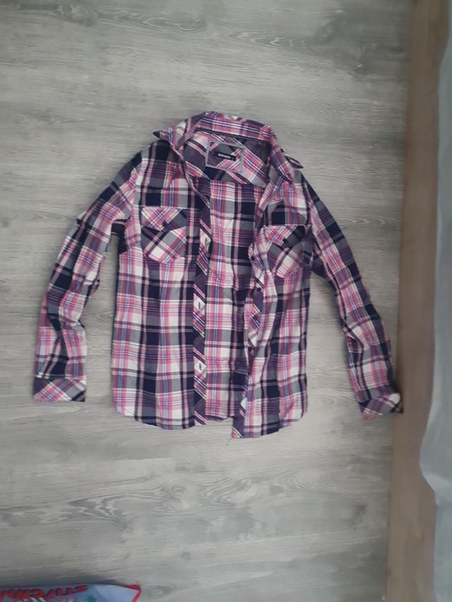 Camisa de cuadros mujer