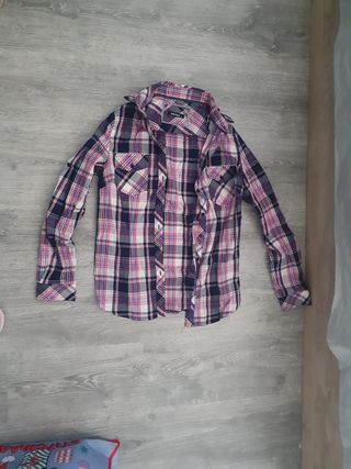 Camisa de cuadros mujer