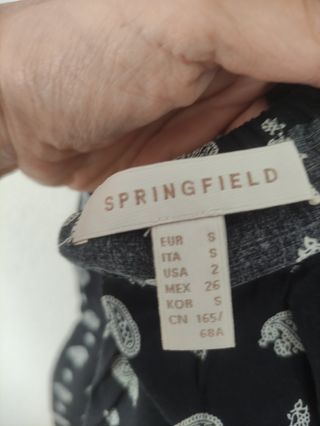 Mono largo Springfield estampado