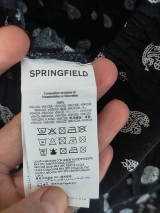 Mono largo Springfield estampado
