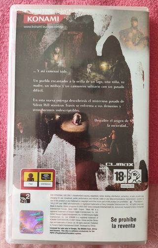 Silent Hill Origins PSP Konami