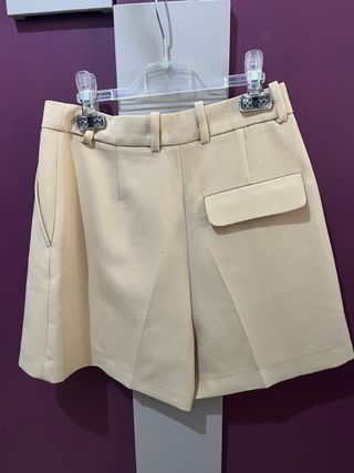 Pantalón vestir Zara Talla XS Beige