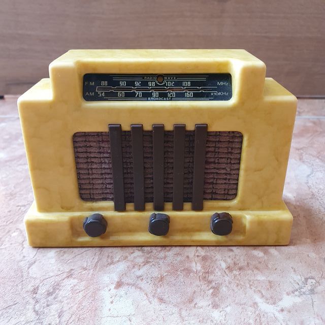 Mini radios decorativas estilo vintage