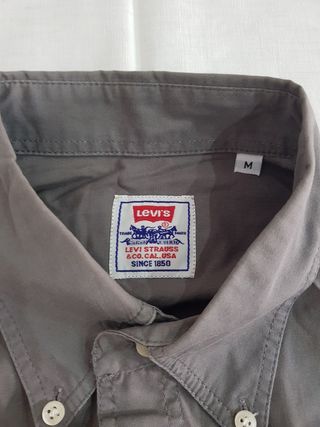 Camicia Levi's grigia uomo