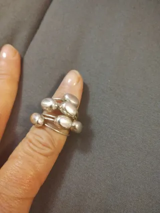 Lote 5 Anillos Plata Ley 925