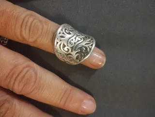 Lote 5 Anillos Plata Ley 925