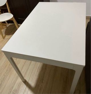 Mesa extensible IKEA EKEDALEN blanca