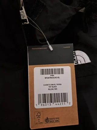 The North Face Parka Niña Negra