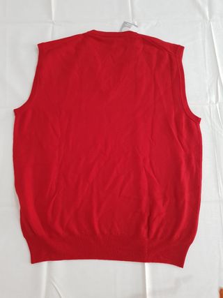 Gilet Cacharel Rosso Lana Vergine
