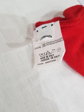 Gilet Cacharel Rosso Lana Vergine