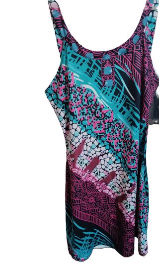 Vestido playero estampado talla única