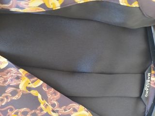 Vestido Guess Cadena Negro y Dorado