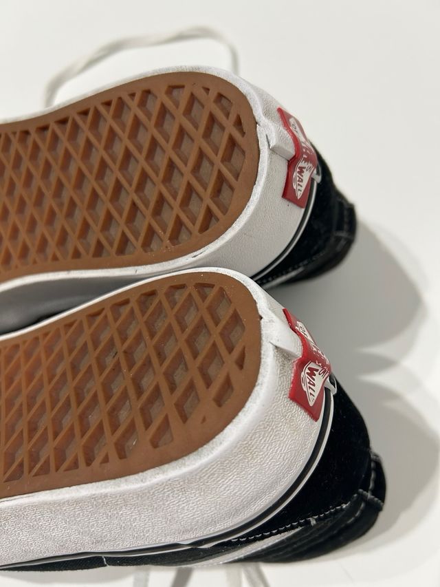 Vans Sk8-Hi Plataforma Ante Negro