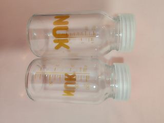 Lote 2 biberones cristal 125 ml NUK