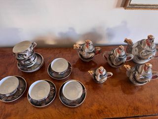 Servizio Tè/Caffè Giapponese Satsuma Draghi