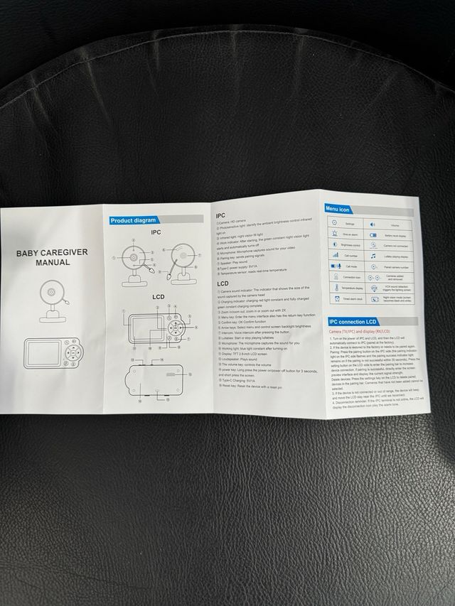 Monitor de Bebé 2.8 Pulgadas