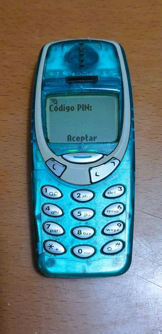 Móvil Nokia 3310 Vintage Azul traslúcido