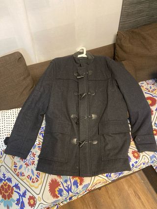 Abrigo de vestir gris hombre