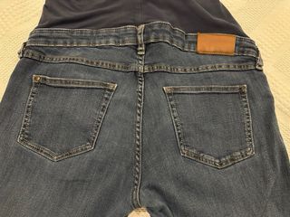 Pantalón vaquero premamá azul