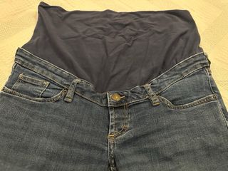 Pantalón vaquero premamá azul
