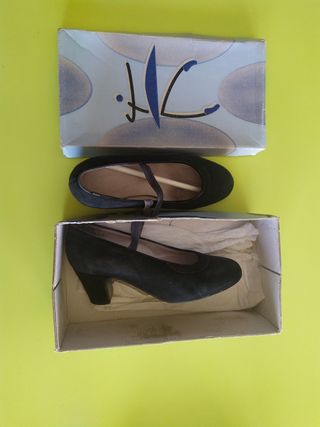 Zapatos Flamenco Terciopelo Talla 36
