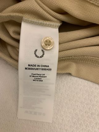 Polo Fred Perry Beige