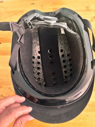 Casco equitación Decathlon Negro