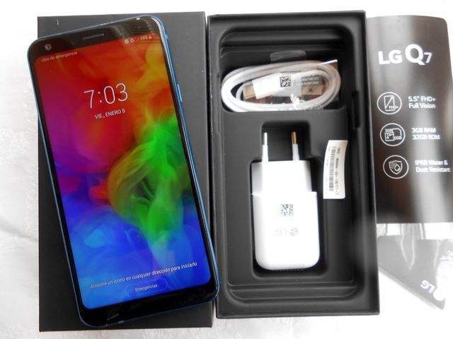 LG Q7 Azul 