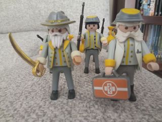 8 Figuras soldados sudistas confederados custom