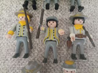 8 Figuras soldados sudistas confederados custom