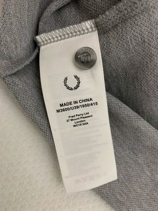 Polo Fred Perry Gris