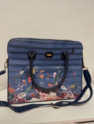 Bolso de mano y hombro estampado floral