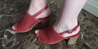 Sandalias Camila's Rojas Tacón