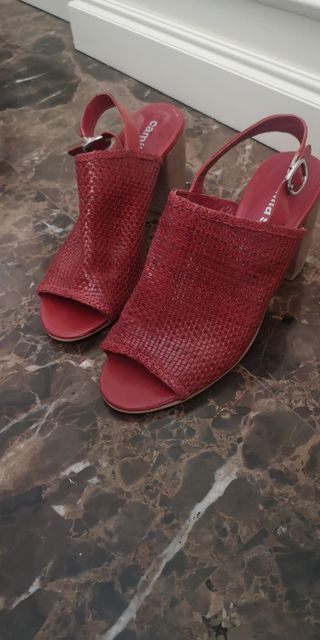 Sandalias Camila's Rojas Tacón