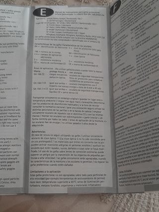 Gafas de seguridad INFIELD