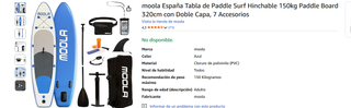 Tabla de Paddle Surf MOOLA