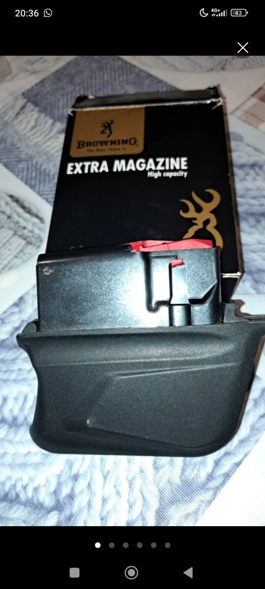 Cargador Browning 10 balas calibre 30-06