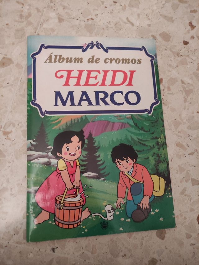 Album cromos Heidi y Marco