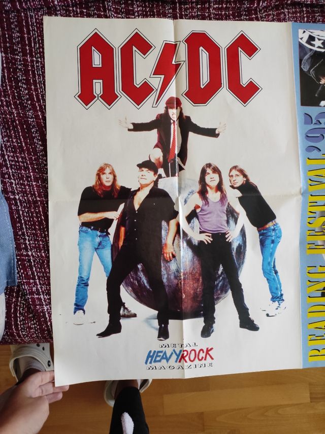 Póster AC/DC Reading Festival 1991