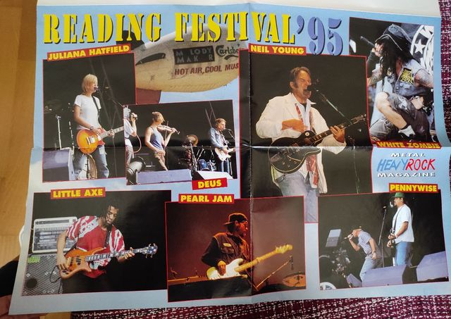 Póster Reading Festival '95