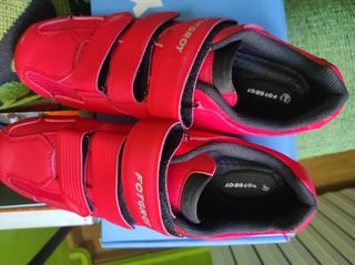 Zapatillas Ciclismo Carretera Talla 42 Roja