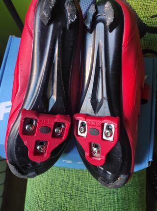 Zapatillas Ciclismo Carretera Talla 42 Roja