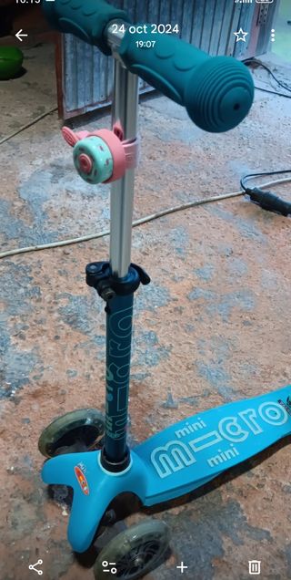 Patinete infantil Micro azul