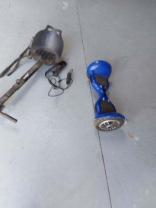 Hoverboard Azul con Asiento