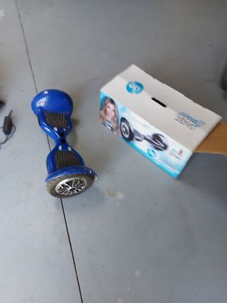 Hoverboard Azul con Asiento
