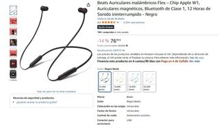 Beats Flex Auriculares Inalámbricos Negros